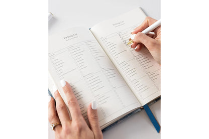 Bespoke Letterpress Travel Planner Journal Flywheel Stationery Tasmania