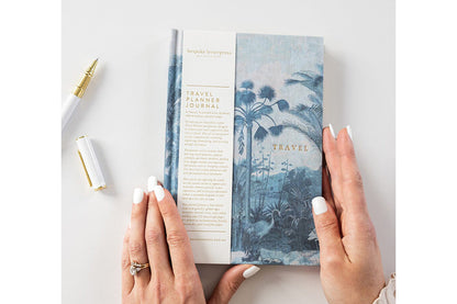 Bespoke Letterpress Travel Planner Journal Flywheel Stationery Tasmania