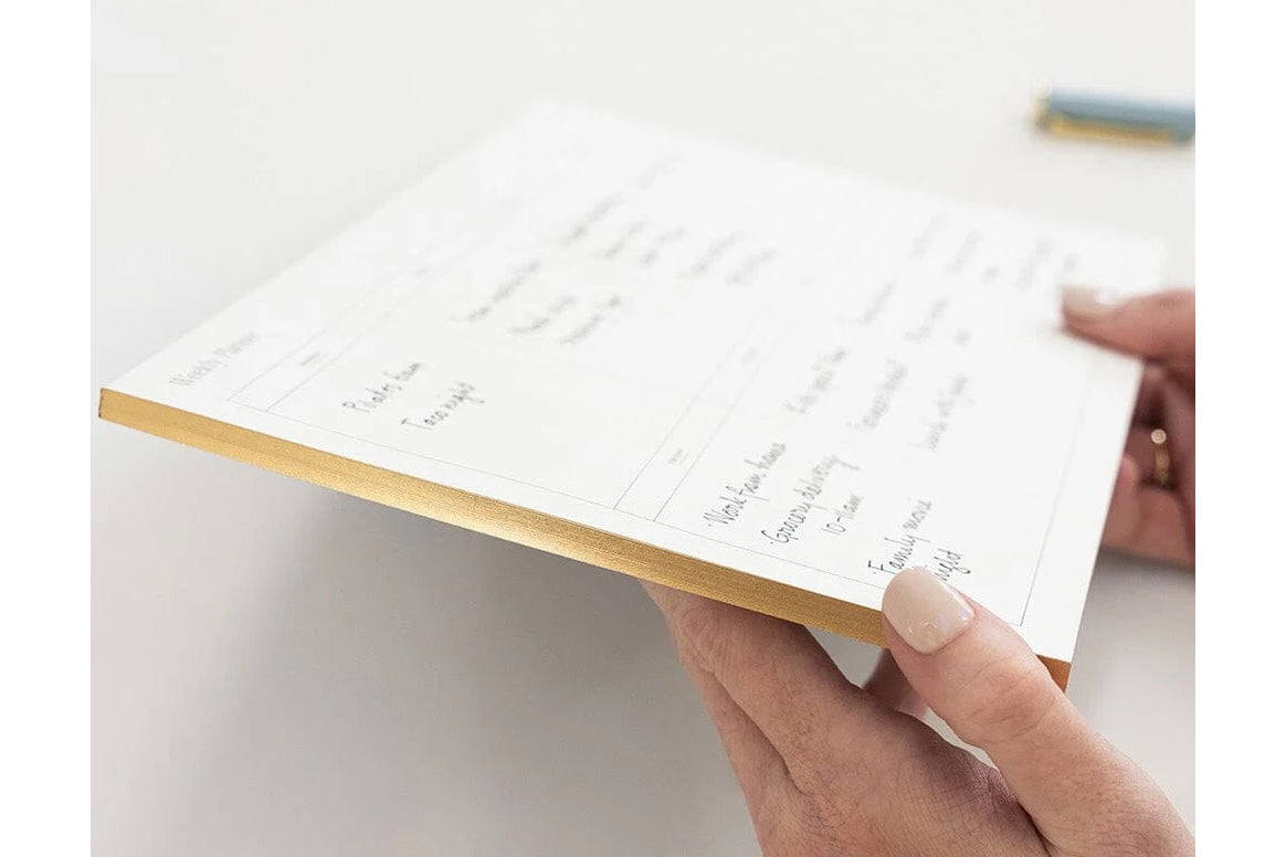 Bespoke Letterpress Weekly Fridge Magnetic Planner Flywheel Stationery Tasmania