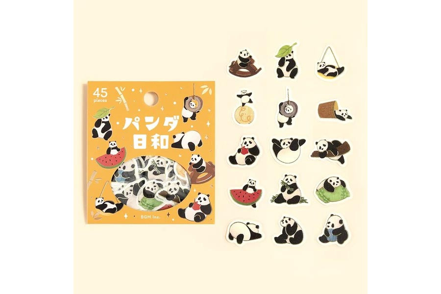 BGM Flake Stickers - Panda Days