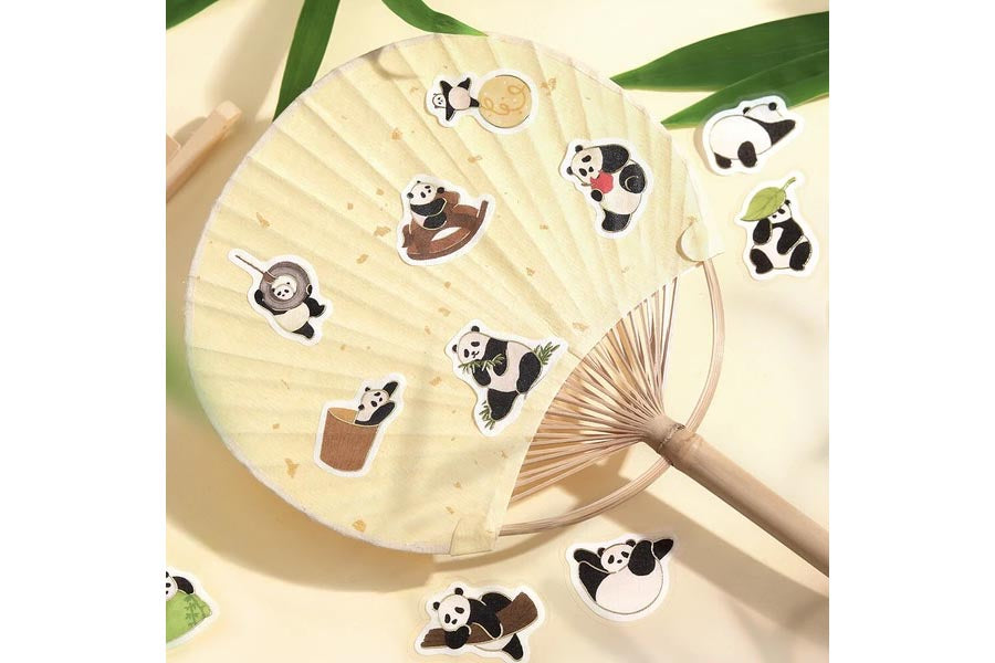 BGM Flake Stickers - Panda Days