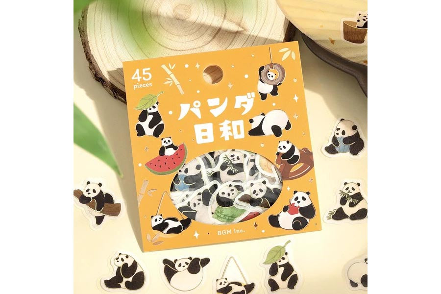 BGM Flake Stickers - Panda Days
