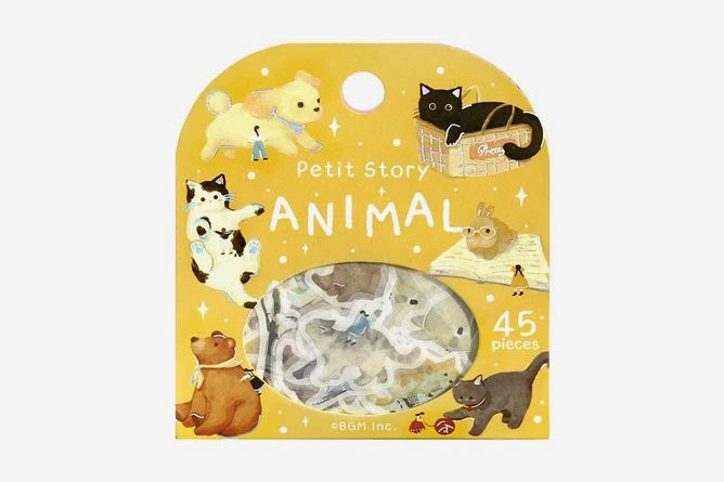 BGM Flake Stickers - Petit Story Animal