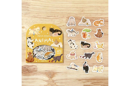 BGM Flake Stickers - Petit Story Animal