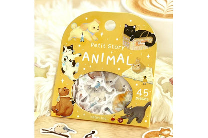 BGM Flake Stickers - Petit Story Animal