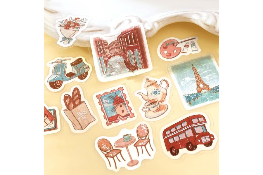 BGM Flake Stickers - To the World