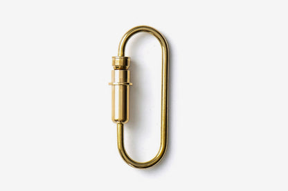 Candy Design & Works Carabiner - Bullet/Brass Flywheel Stationery Tasmania