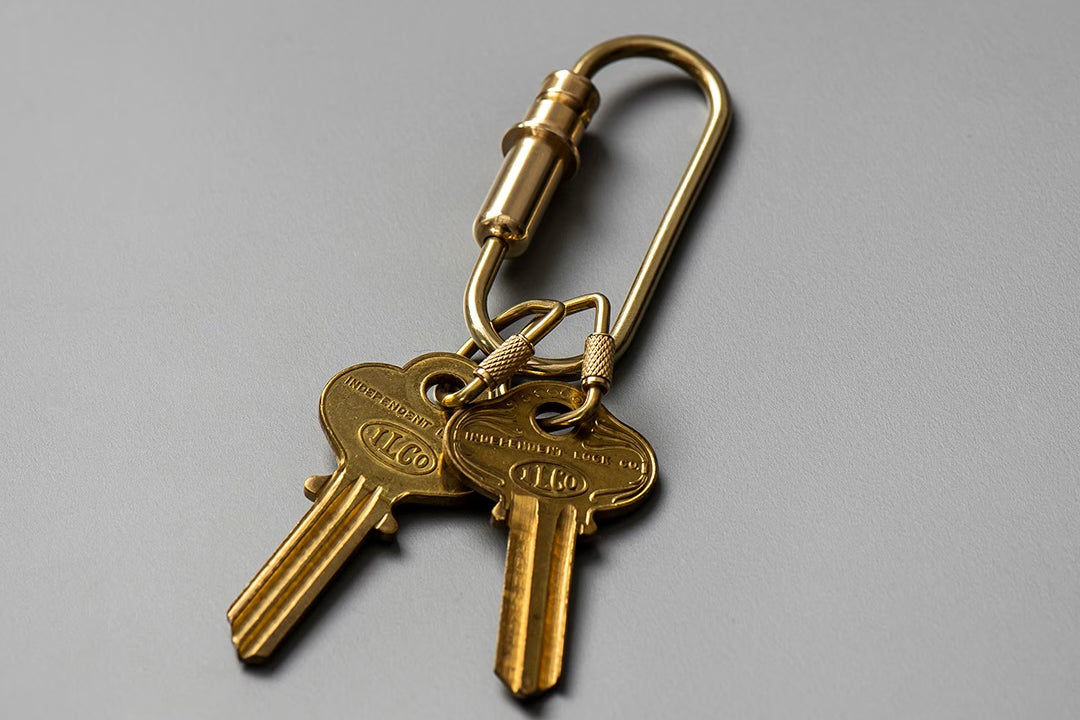 Candy Design & Works Carabiner - Bullet/Nickel & Brass