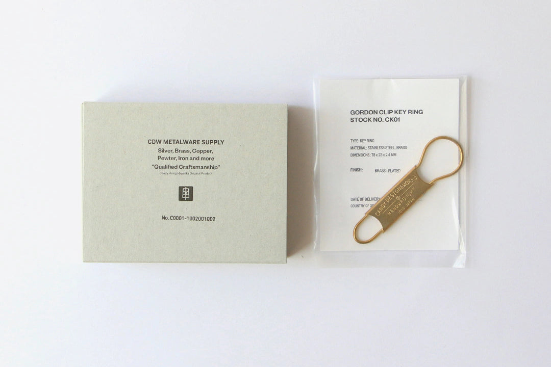 Candy Design & Works Carabiner - Gordon/Brass | Flywheel | Stationery | Tasmania
