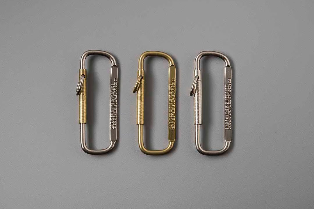 Candy Design & Works Carabiner - Kendric/Brass | Flywheel | Stationery | Tasmania