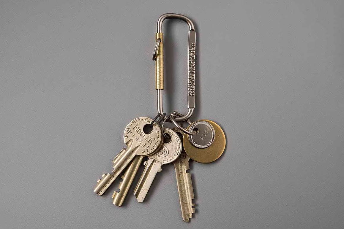 Candy Design & Works Carabiner - Kendric/Brass | Flywheel | Stationery | Tasmania