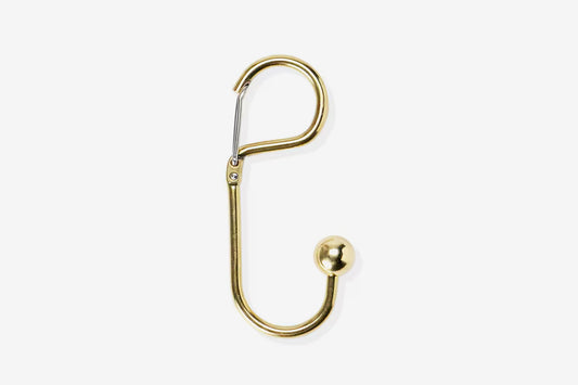 Candy Design & Works Carabiner - Quincy/Brass | Flywheel | Stationery | Tasmania