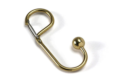 Candy Design & Works Carabiner - Quincy/Brass Flywheel Stationery Tasmania