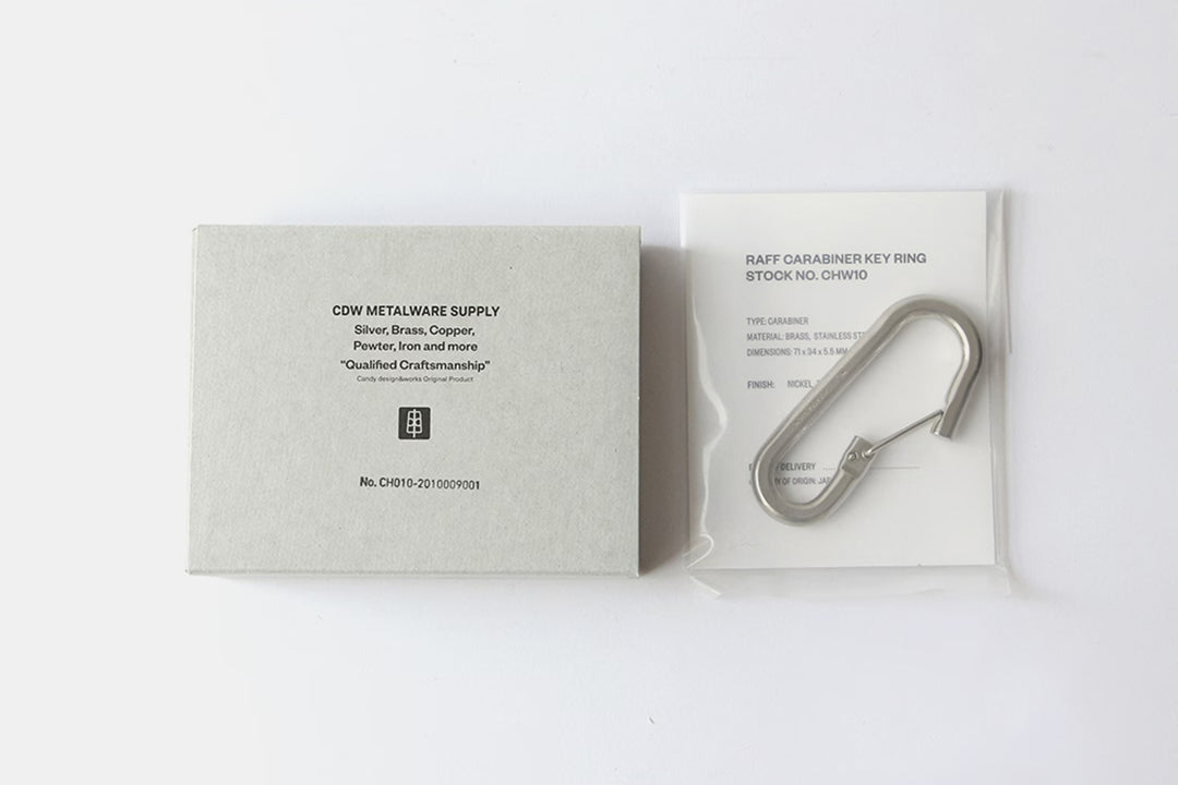 Candy Design & Works Carabiner - Raff/Brass Flywheel Stationery Tasmania