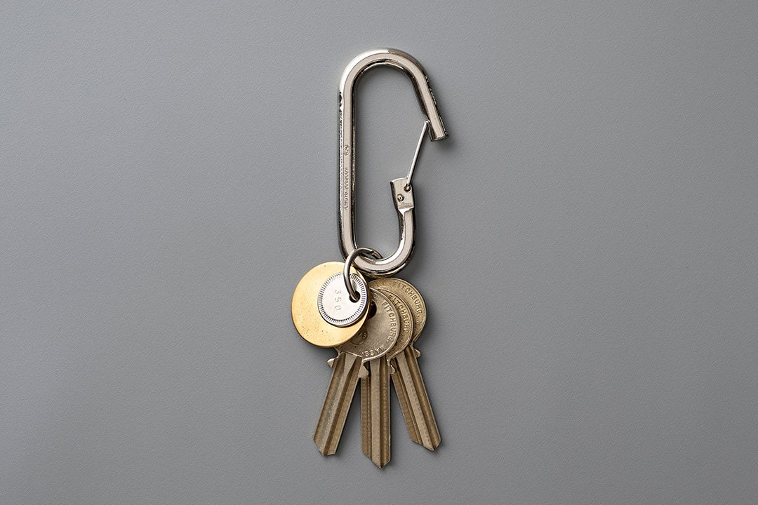 Candy Design & Works Carabiner - Raff/Nickel Flywheel Stationery Tasmania