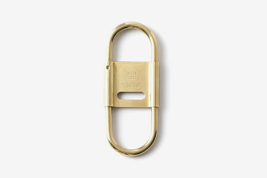 Candy Design & Works Carabiner - Delta/Brass | Flywheel | Stationery | Tasmania