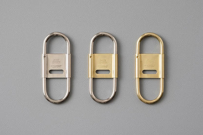 Candy Design & Works Carabiner - Delta/Nickel & Brass Flywheel Stationery Tasmania