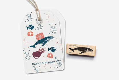 Cats on Appletrees Stamp - Aino the Whale