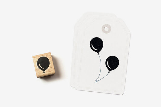 Cats on Appletrees Stamp - Balloon