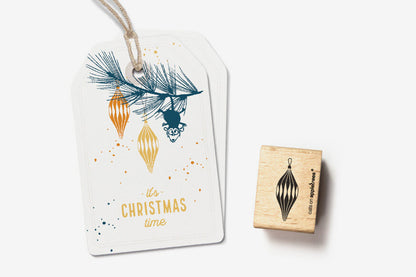 Cats on Appletrees Stamp - Christmas Bauble Flywheel Stationery Tasmania