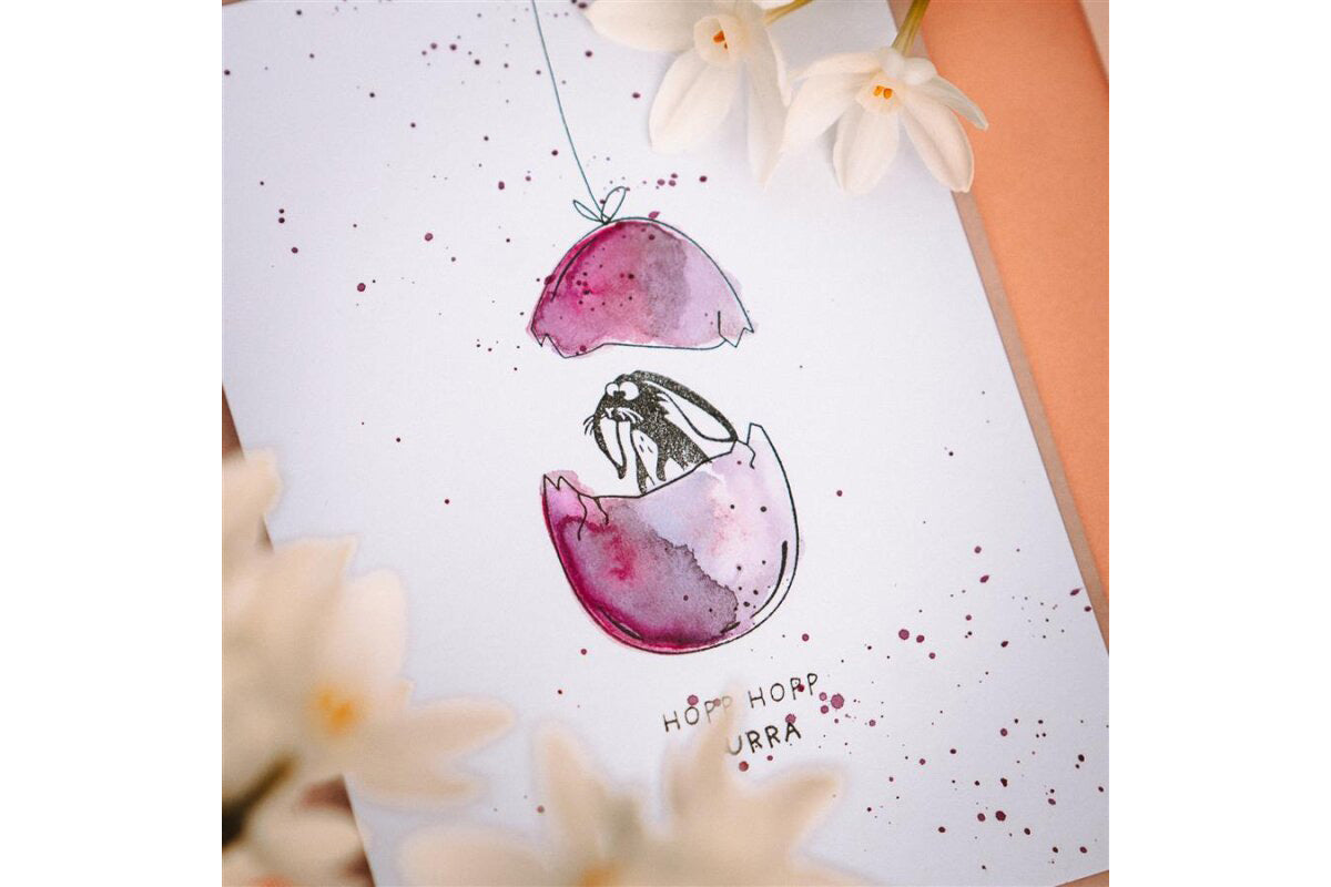 Cats on Appletrees Stamp - Clara the Rabbit