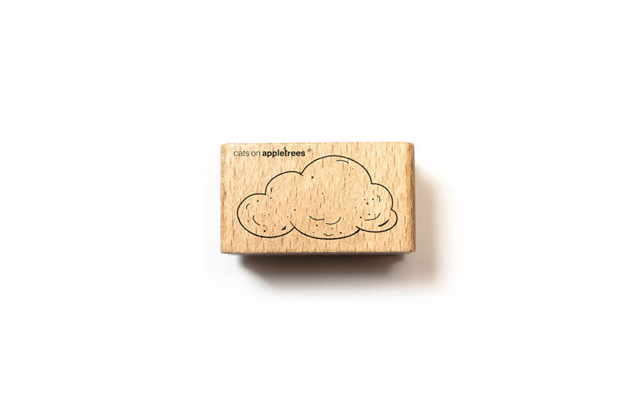 Cats on Appletrees Stamp - Cloud Large