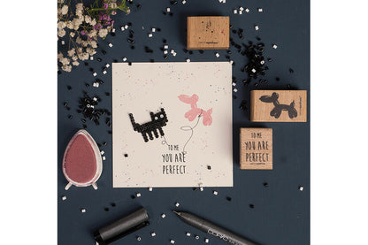 Cats on Appletrees Stamp - Confetti