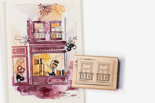 Cats on Appletrees Stamp - First Floor