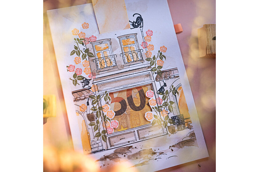Cats on Appletrees Stamp - First Floor