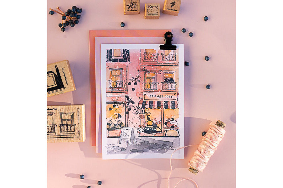 Cats on Appletrees Stamp - First Floor