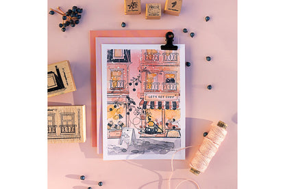 Cats on Appletrees Stamp - First Floor