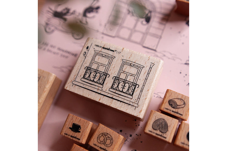 Cats on Appletrees Stamp - First Floor