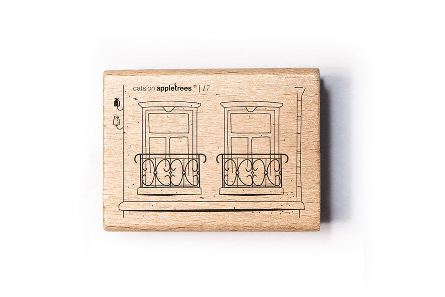 Cats on Appletrees Stamp - First Floor