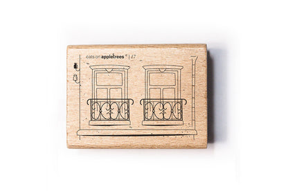 Cats on Appletrees Stamp - First Floor