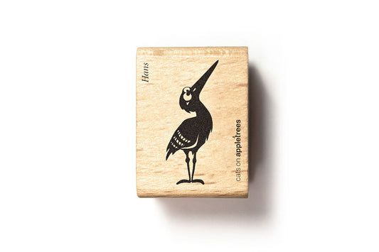 Cats on Appletrees Stamp - Hans the Stork