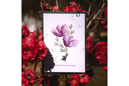 Cats on Appletrees Stamp - Happy Birthday to You Flywheel Stationery Tasmania