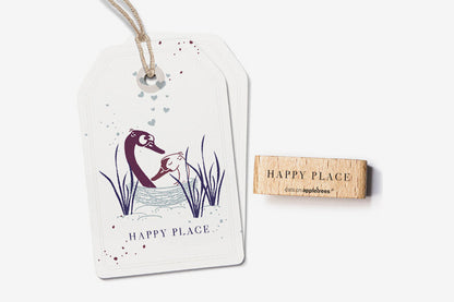 Cats on Appletrees Stamp - Happy Place