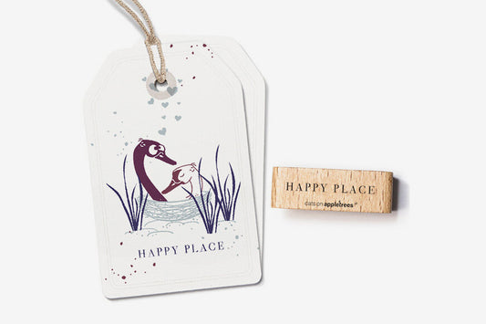 Cats on Appletrees Stamp - Happy Place