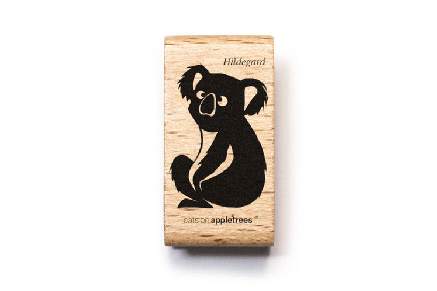 Cats on Appletrees Stamp - Hildegard the Koala Flywheel Stationery Tasmania