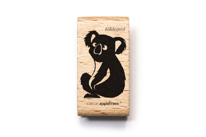 Cats on Appletrees Stamp - Hildegard the Koala Flywheel Stationery Tasmania