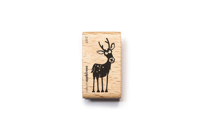 Cats on Appletrees Stamp - Idril the Stag Calf Flywheel Stationery Tasmania