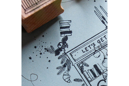Cats on Appletrees Stamp - Ilsa the Owl