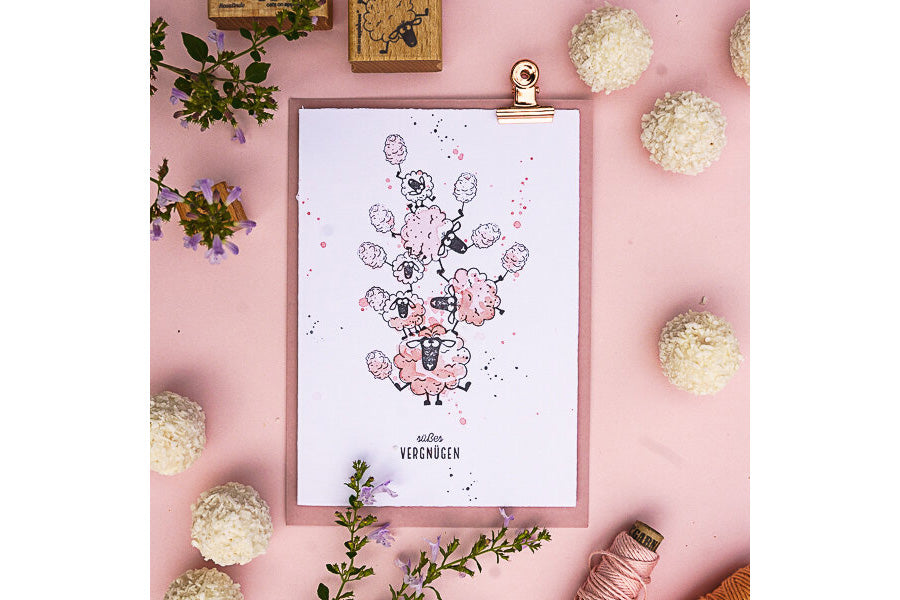 Cats on Appletrees Stamp - Isidora the Sheep