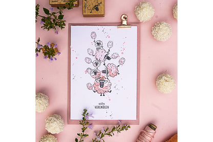 Cats on Appletrees Stamp - Isidora the Sheep