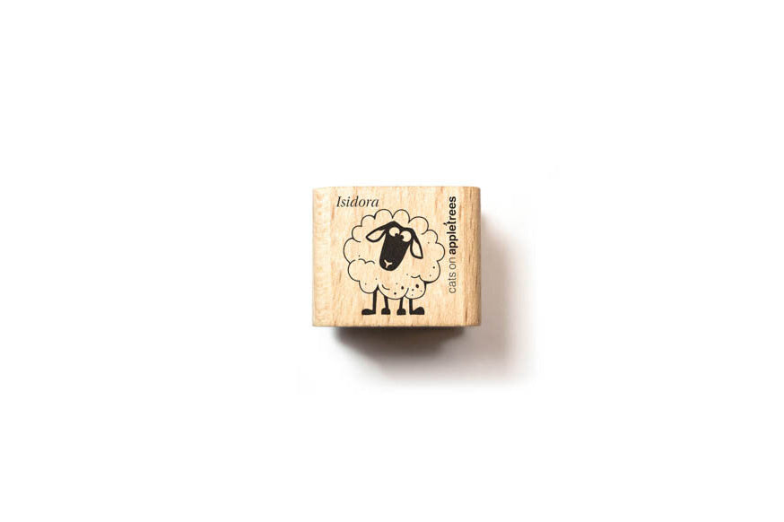 Cats on Appletrees Stamp - Isidora the Sheep