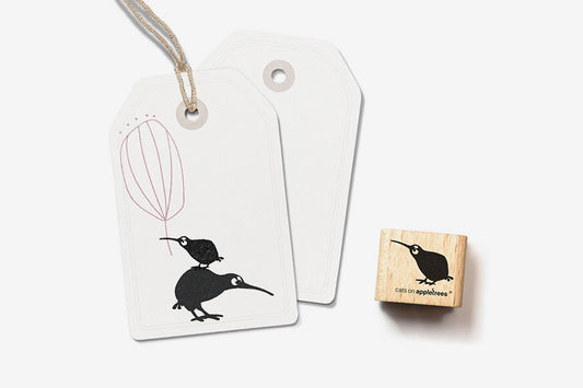 Cats on Appletrees Stamp - Kurt the Kiwi