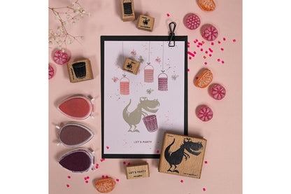Cats on Appletrees Stamp - Let's Party