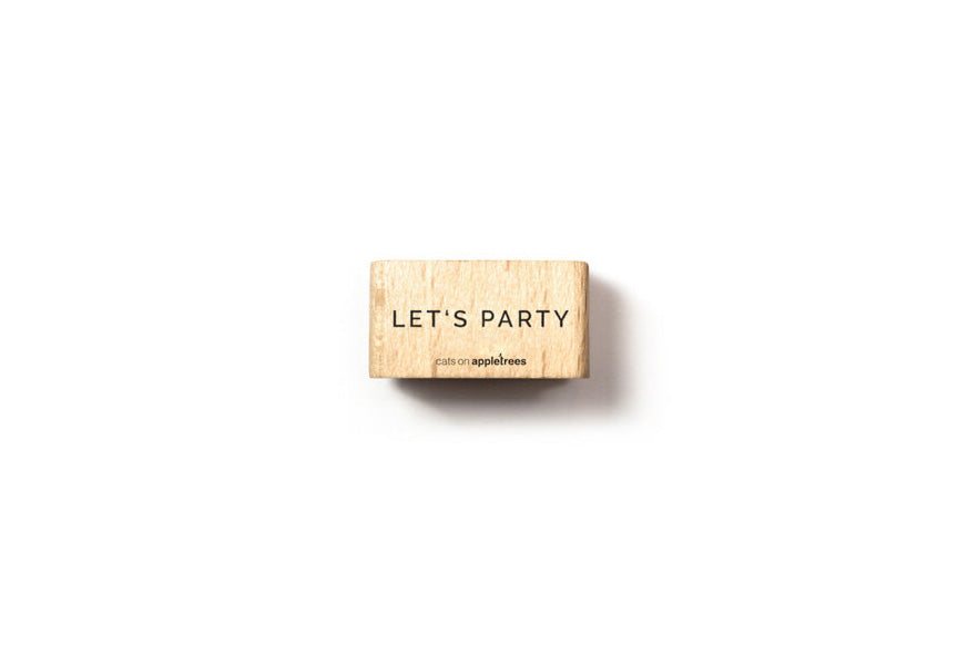 Cats on Appletrees Stamp - Let's Party