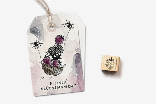 Cats on Appletrees Mini Stamp - Blackberry