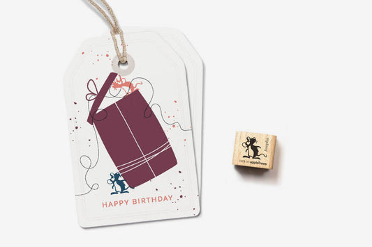 Cats on Appletrees Mini Stamp - Josepha the Mouse
